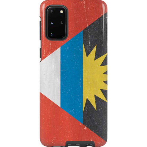 Antigua and Barbuda Flag Distressed Galaxy S20 Plus Pro Case